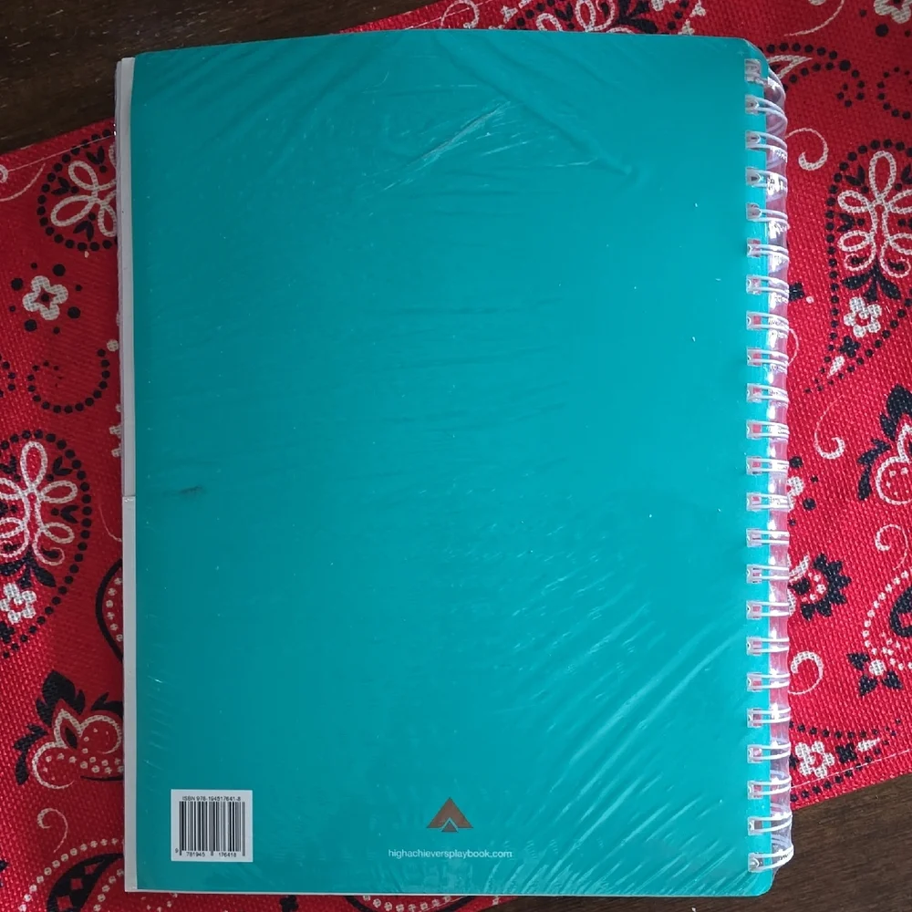 Playbook Teal Spiral Planner - Productivity Organizer
